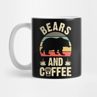 Bears and Coffee Funny Bear Lovers Mug